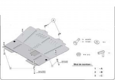 Scut motor metalic Opel Astra J